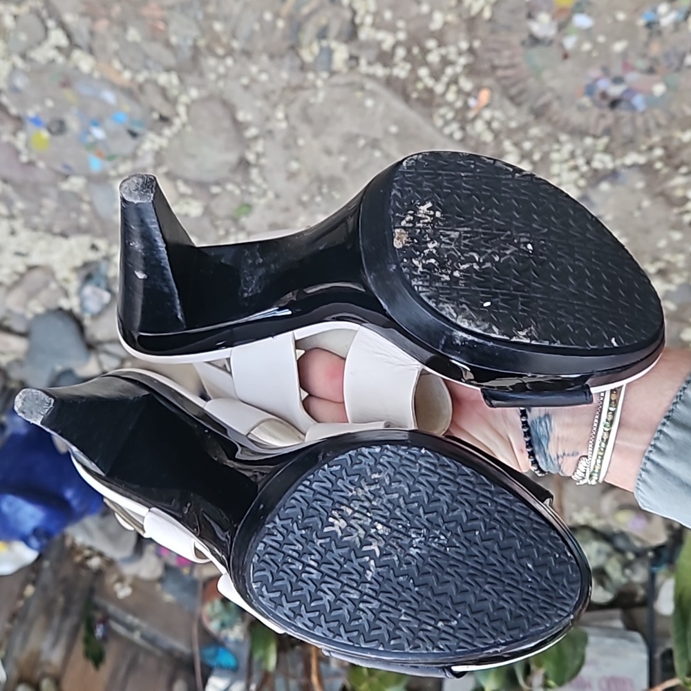 Michael Kors Leather Color Block Platform Sandal - image 7